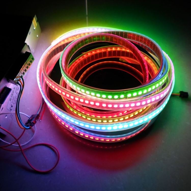 Addressable APA107 color changing led light strip 5050 rgb full color flexible waterproof digital led strip lights