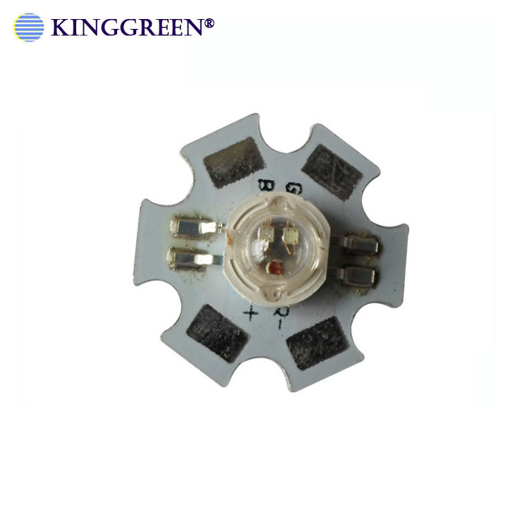High power 4PIN 3W RGB LED lamp beads