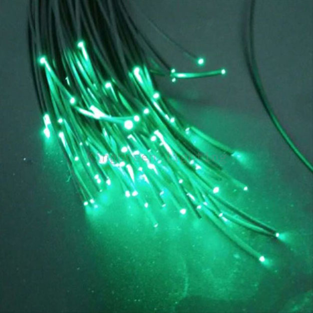 Black PMMA end glow plastic optical fiber cable Inner diameter 2mm/3mm/5mm/6mm/8mm/10 for light illumination