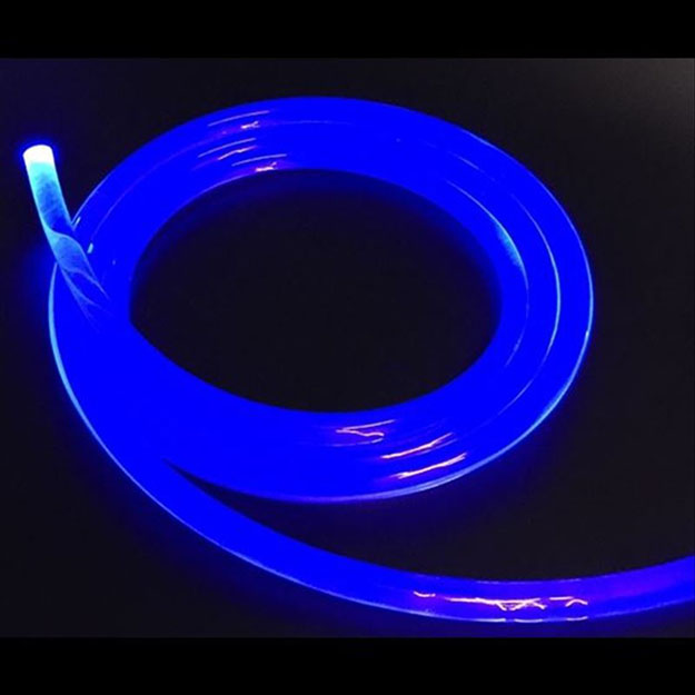 High quality side glow transparent solid core optical fiber cable 2mm/3mm/5mm/6mm/8mm/10mm/12mm/14mm diameter available