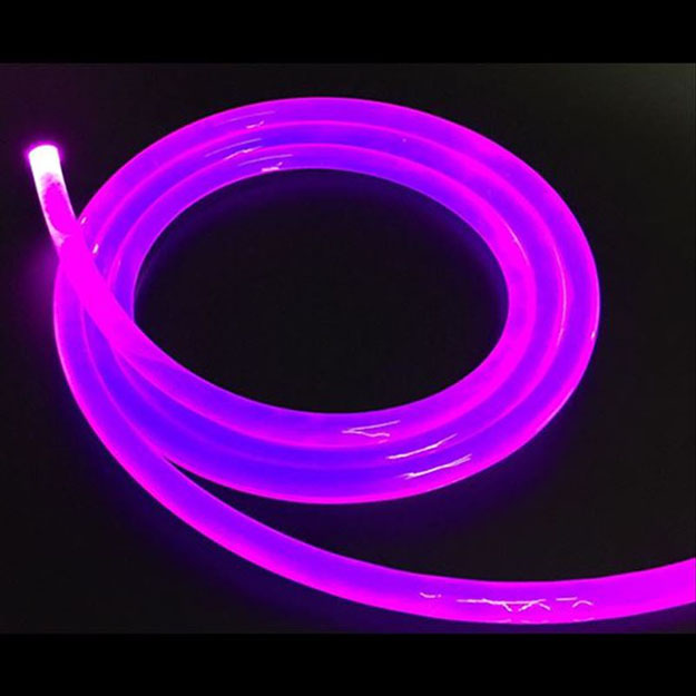 High quality side glow transparent solid core optical fiber cable 2mm/3mm/5mm/6mm/8mm/10mm/12mm/14mm diameter available