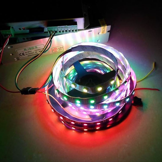 Addressable LED strip SK9822 30,32,60,66,72,96,144LEDs/m rgb dream color waterproof LED digital strip light