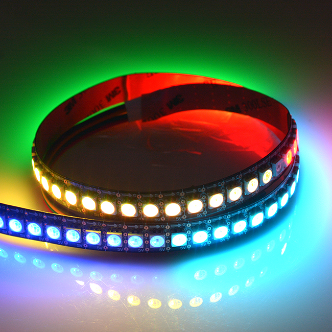 New launch 5V 5050 RGB magic changeable HD107S digital led strip 30~144LED/m addressable buit-in SMD 5050 chip