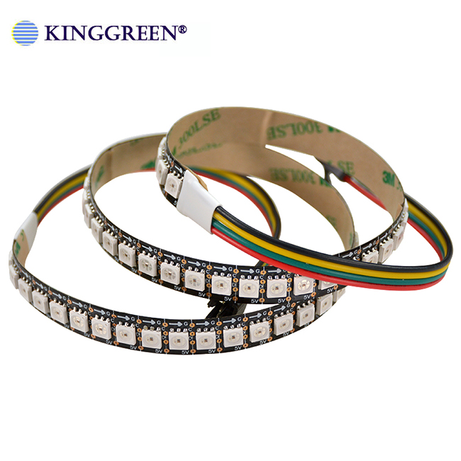 New launch 5V 5050 RGB magic changeable HD107S digital led strip 30~144LED/m addressable buit-in SMD 5050 chip